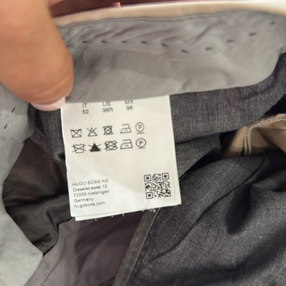 Hugo Boss Tan Straight Leg Chino Trousers/Slacks.  Sz 36/32 - Picture 10 of 11